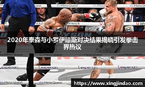 2020年泰森与小罗伊琼斯对决结果揭晓引发拳击界热议